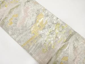 アンティーク　二十四金九百錦　嵐山風景模様織り出し袋帯(着用可)